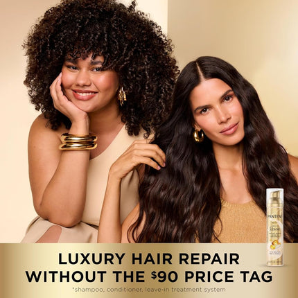 Pantene Miracle Rescue Leave-In Treatment with Pro-V Pearls, Instant Damage Repair, 3.38 oz