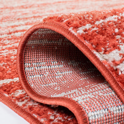 Safavieh Modern Ombre Indoor Woven Rectangle Area Rug, Adirondack Collection, ADR113, in Orange/Grey, 91 X 152 cm for Living Room, Bedroom or Any Indoor Space