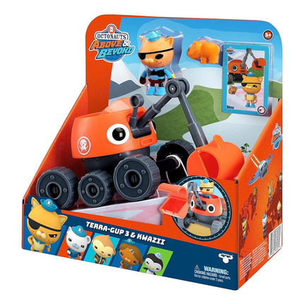 Octonauts 61106 Above & Beyond, Deluxe Toy Vehicle & Figure, Kwazii & Gup B Adventure Pack, Recreate Missions, 4 Piece Set