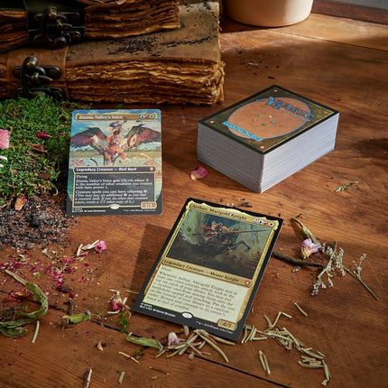 Magic: The Gathering Bloomburrow Commander Deck - Family Matters (100-Card Deck, 2-Card Collector Booster Sample Pack + Accessories) (English Version)
