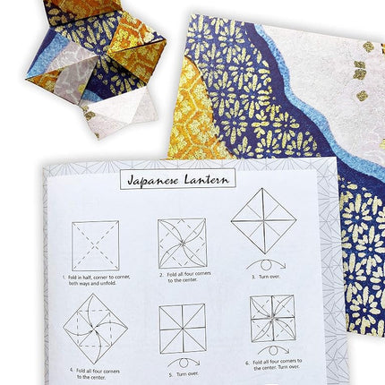 Origami Paper 500 sheets Japanese Washi Patterns 6" (15 cm): Double-Sided Origami Sheets with 12 Different Designs (Instructions for 6 Projects Included)