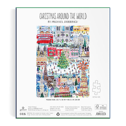 Michael Storrings Christmas Around The World 1500 Piece Puzzle