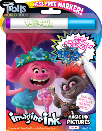 Bendon Imagine Ink Coloring Game Book, Magic Ink P
