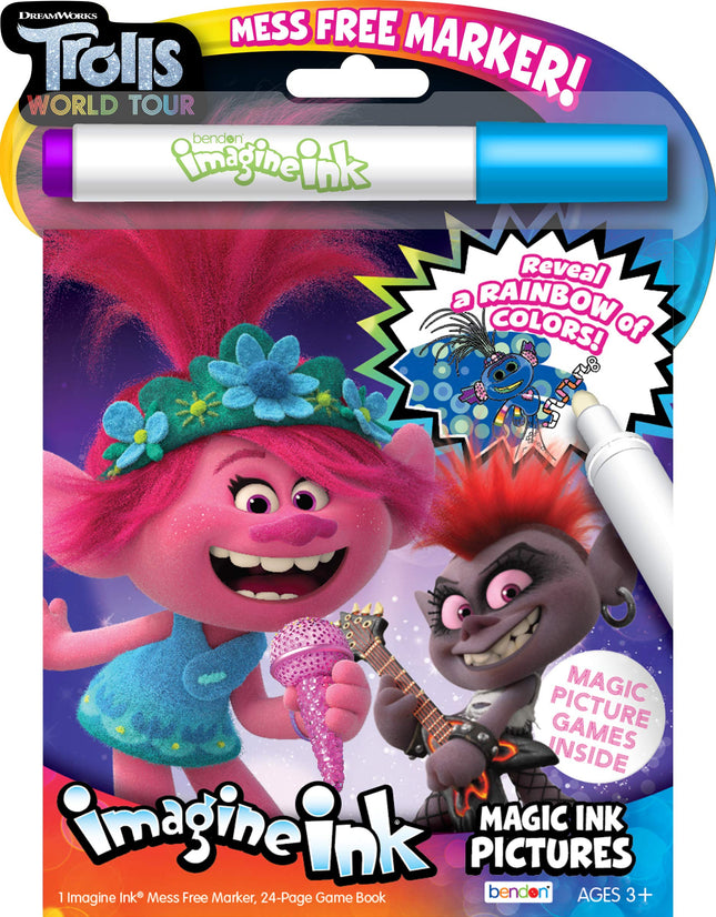 Bendon Imagine Ink Coloring Game Book, Magic Ink P
