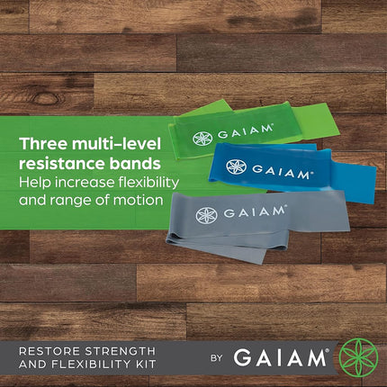 Gaiam Restore Strength and Flexibility Kit - Multi-Colour