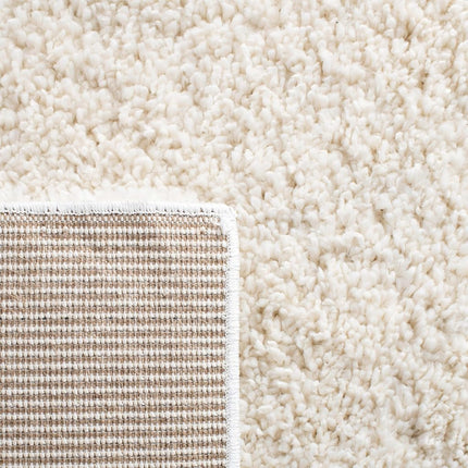 SAFAVIEH Shag Rug for Living Room, Dining Room, Bedroom - August Shag Collection, Short Pile, in Ivory, 76 X 183 cm