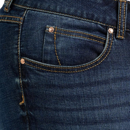 Wrangler Femme Retro Mae Jean Large Taille Mi-Haute, Bleu Foncé, darkblue, ^