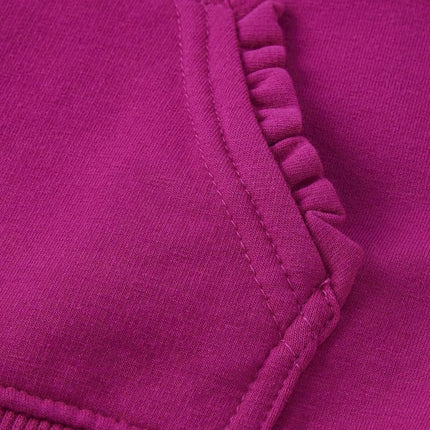 Gymboree Girls and Toddler Long Sleeve Zip Up Hoodie Sweatshirt, Magic Magenta, 7 (3030585)