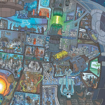 Ravensburger Star Wars: Where's Wookiee 1000 Piece Jigsaw Puzzle | Unique Piece Design | Softclick Technology for Puzzle Enthusiasts