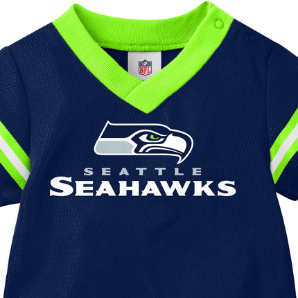 Gerber Unisex Baby Standard NFL Jersey Onesie Bodysuit, Team Color, 18 Months
