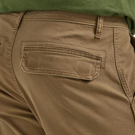 Wrangler Authentics Men's Regular Tapered Cargo Pant, Teak, 31W x 30L