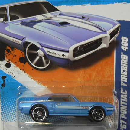 Hot Wheels 2011 Bestias Callejeras 86/244 Pontiac Firebird 400 Azul del 67 06/10