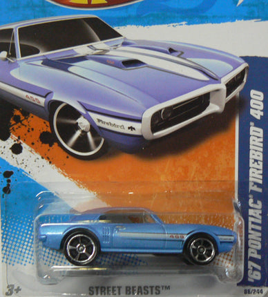 Hot Wheels 2011 Street Beasts 86/244 Blue '67 Pont