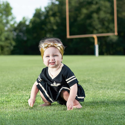 NFL Gerber Girls' Baby Jersey Dress and Diaper Cover, Team Color, 0-3 Months