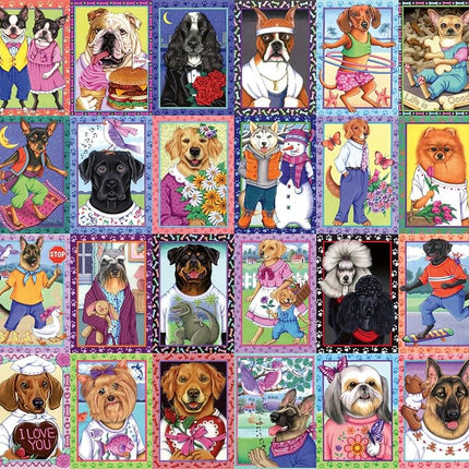 Wonder Forge Dandy Dogs 1000 Piece Jigsaw Puzzle for Adults | Unique, Perfectly-Fitting Pieces | Fun, Vibrant Imagery | Amazon Exclusive