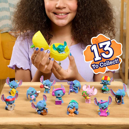 Disney Stitch That's So Stitch Collectible Figures Series 2 (Pack of 2), Mystery 2 Inch Figure, Blind Capsule, Age Children's Toy 3 Up Just Play