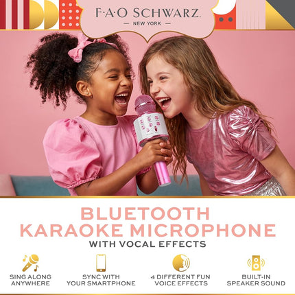 FAO Schwarz® Bluetooth® Karaoke Microphone with Vocal Effects