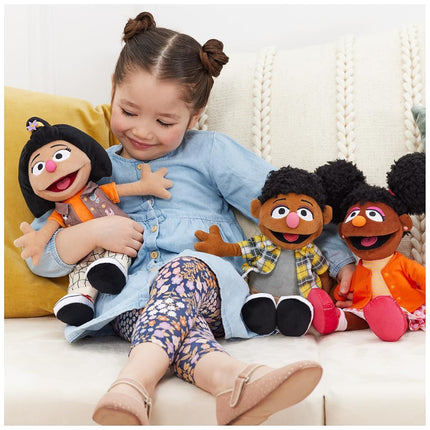 GUND Sesame Street Official Ji-Young Plush Premium Plush Doll for Children 1 and Above, 33 cm