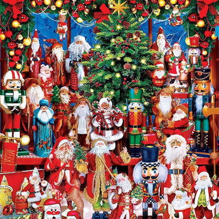 Masterpieces 500 Piece Glitter Christmas Jigsaw Puzzle - Holiday Festivities - 15"x21"
