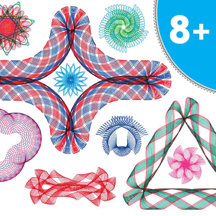 Kahootz Plastic Spirograph Super Kit 75 PCS Model