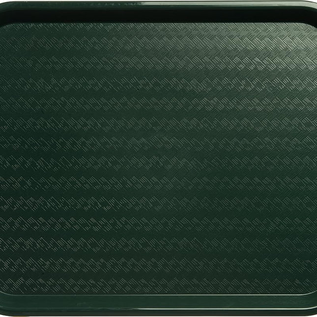 Carlisle CT141808 Caf� Standard Cafeteria / Fast Food Tray, 14" x 18", Forest Green