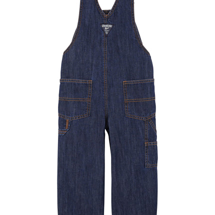 OshKosh B'Gosh Babies, Boy's Overalls The Best Jumpsuit in The World, Dark Denim wash, 12 Months