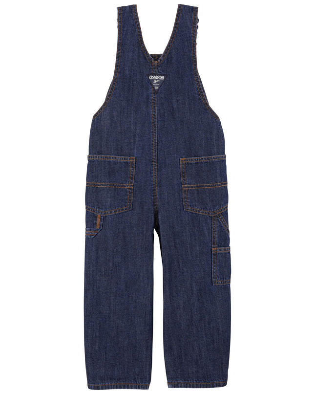 OshKosh B'Gosh Babies, Boy's Overalls The Best Jumpsuit in The World, Dark Denim wash, 12 Months