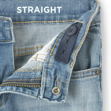 The Children's Place Jeans droits extensibles pour garçons, Denim, 4