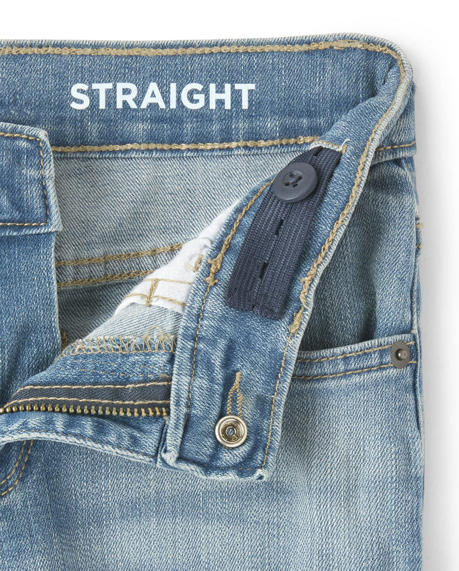 The Children's Place Boys' Straight Leg Jeans, Denim, 10