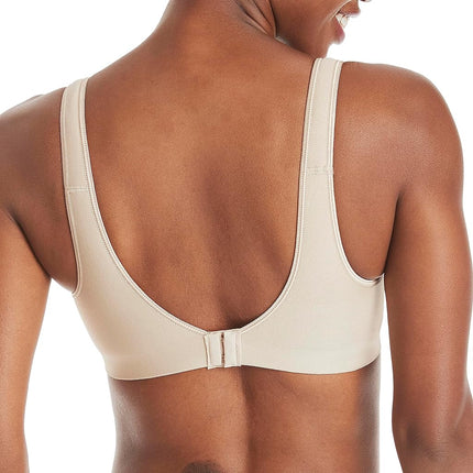 Hanes Women's SmoothTec ComfortFlex Fit Wirefree Bra MHG796, Nude, L