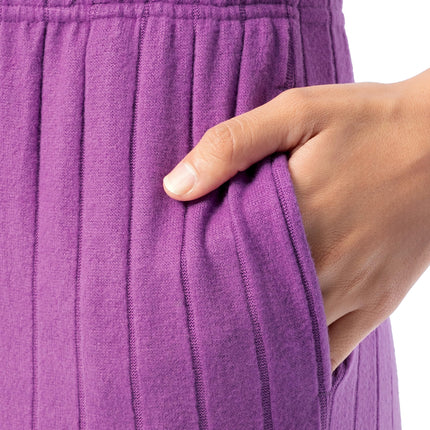 Fruit of the Loom womens Dolman Sleeve and Cropped Pant Sleep Set, Fuchsia, 4XL Plus