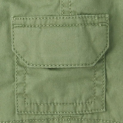 The Children's Place Baby Boys' and Toddler Pull on Cargo Shorts, Misty Glen, 6-9 Months