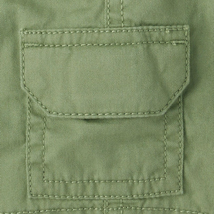 The Children's Place Baby Boys' and Toddler Pull on Cargo Shorts, Misty Glen, 6-9 Months