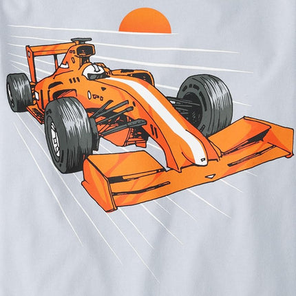 The Children's Place Boys' Vehicle Short Sleeve Graphic T-Shirts,multipacks, Racecar/Beach Car/Motorcycle, X-Large