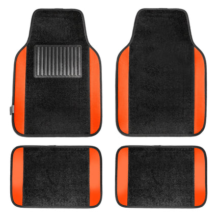 FH Group F14407ORANGE Universal Fit Premium Carpet