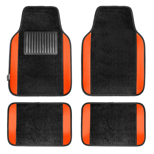 FH Group F14407ORANGE Universal Fit Premium Carpet