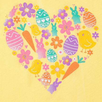 The Children's Place,Short Sleeve Graphic T-Shirts, Milkshake/Bunny Face/Easter Heart 3-Pack, X-Small