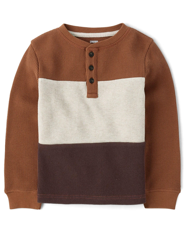 Gymboree Baby Boys' and Toddler Long Sleeve Henley