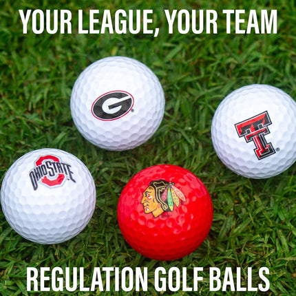 Team Golf NFL Green Bay Packers 3 Golf Balls And 50 Golf Tees Logo Imprinted Golf Balls (3 Count) & 2-3/4" Regulation Golf Tees (50 Count), Multi Colored