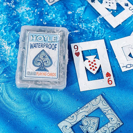 Hoyle Waterproof Clear Playing Cards