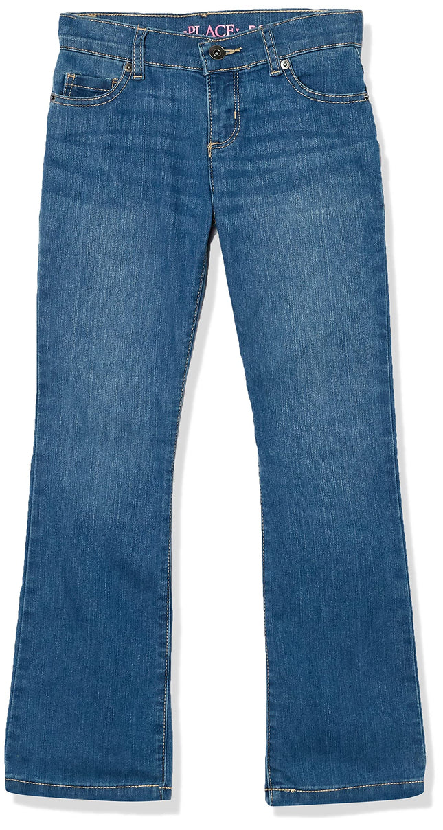 The Children's Place Girls' Bootcut Jeans, Md Lara