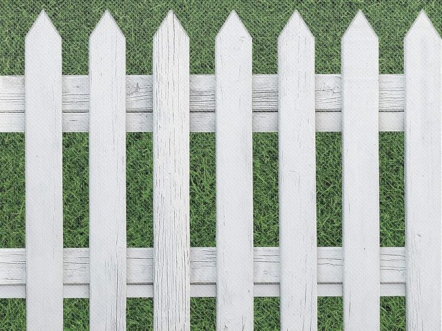 Teacher Created Resources Fun Size White Picket Fence Better Than Paper® Bulletin Board Roll,18 inches x 12 feet