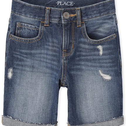 The Children's Place Boys Denim Shorts, Maguire Wash, 6