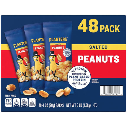 Planters Salted Peanuts (48 1-ounce packs) by Planters