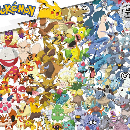 Buffalo Games – 2000 Piece Pokémon Silver Select Kanto 151 Jigsaw Puzzle Colorful Puzzle for Adults – Precision-Cut Pieces, Beautiful Artwork, and Hours of Relaxing Fun