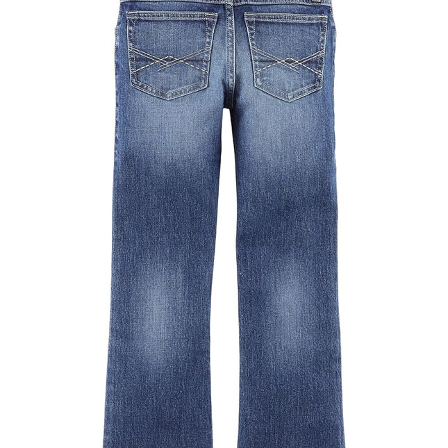 Wrangler Boy's 42 Vintage Boot Jeans, Sorrel, 8