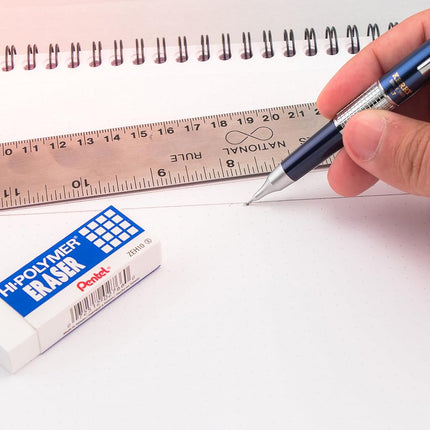 Pentel P1037-A-HB Mechanical Pencil Kerry Metal Casing HB 0.7 mm Black