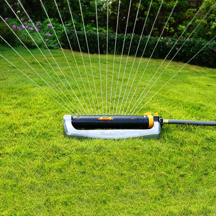 Melnor 65154AMZ Turbo Sprinkler Bundle, Metal, Black, Yellow