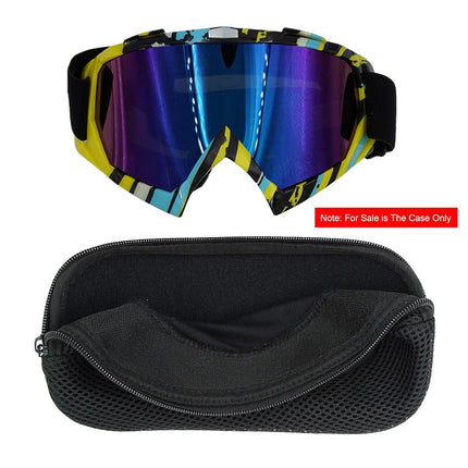 Hot Rides Ski Snowboard Goggle Case Goggle Hard Protective Carrying Cover For Cylindrical Lens