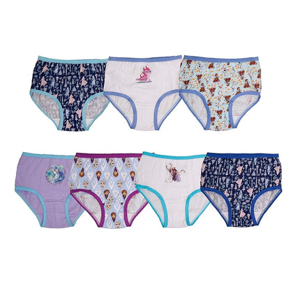 Disney Girls' Frozen 100% Combed Cotton Panty Mult